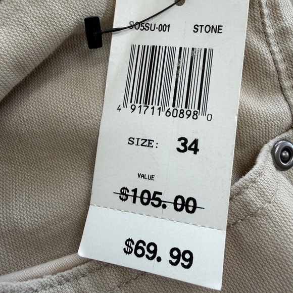 Men’s Lightweight Beige Casual Pants | size 34 NWT - Picture 4 of 4